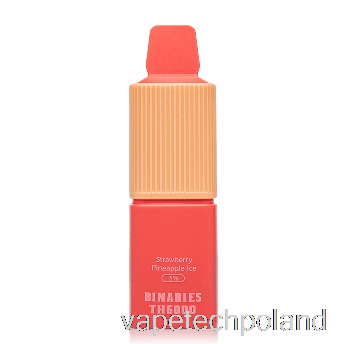 Jednorazowe Binaria Vape Pod Horizon Th6000 Z Truskawkowym Lodem Ananasowym